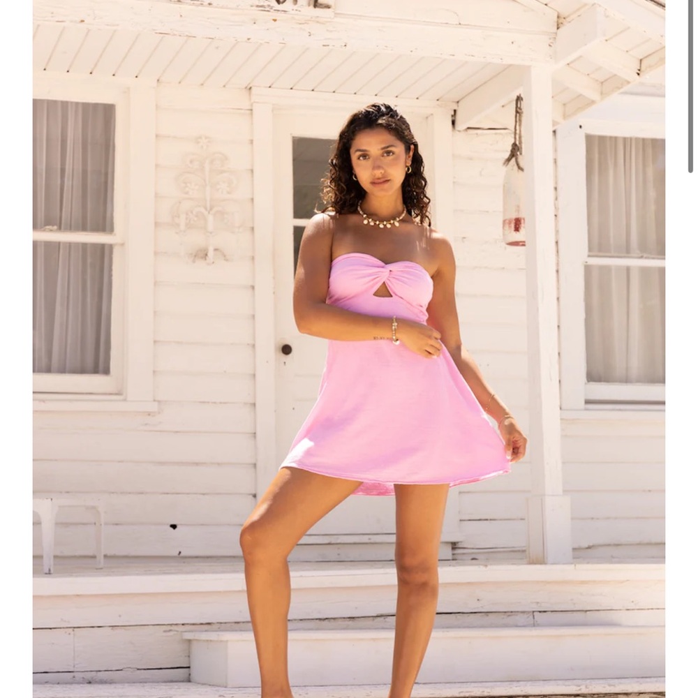 Blanco by nature pink Zoey dress size medium as new